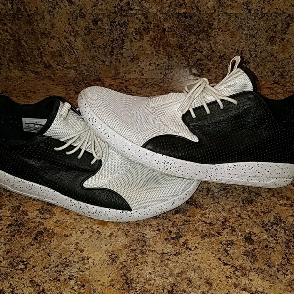 Jordan white and black